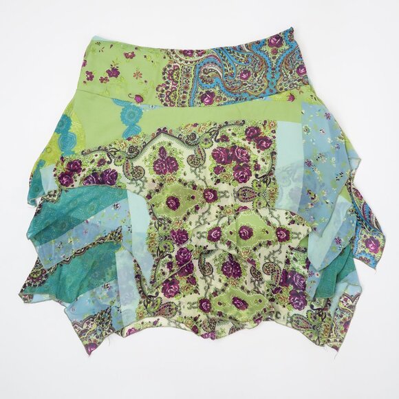 Vintage 90s Rampage Floral Tiered Fairy Skirt - Picture 4 of 10